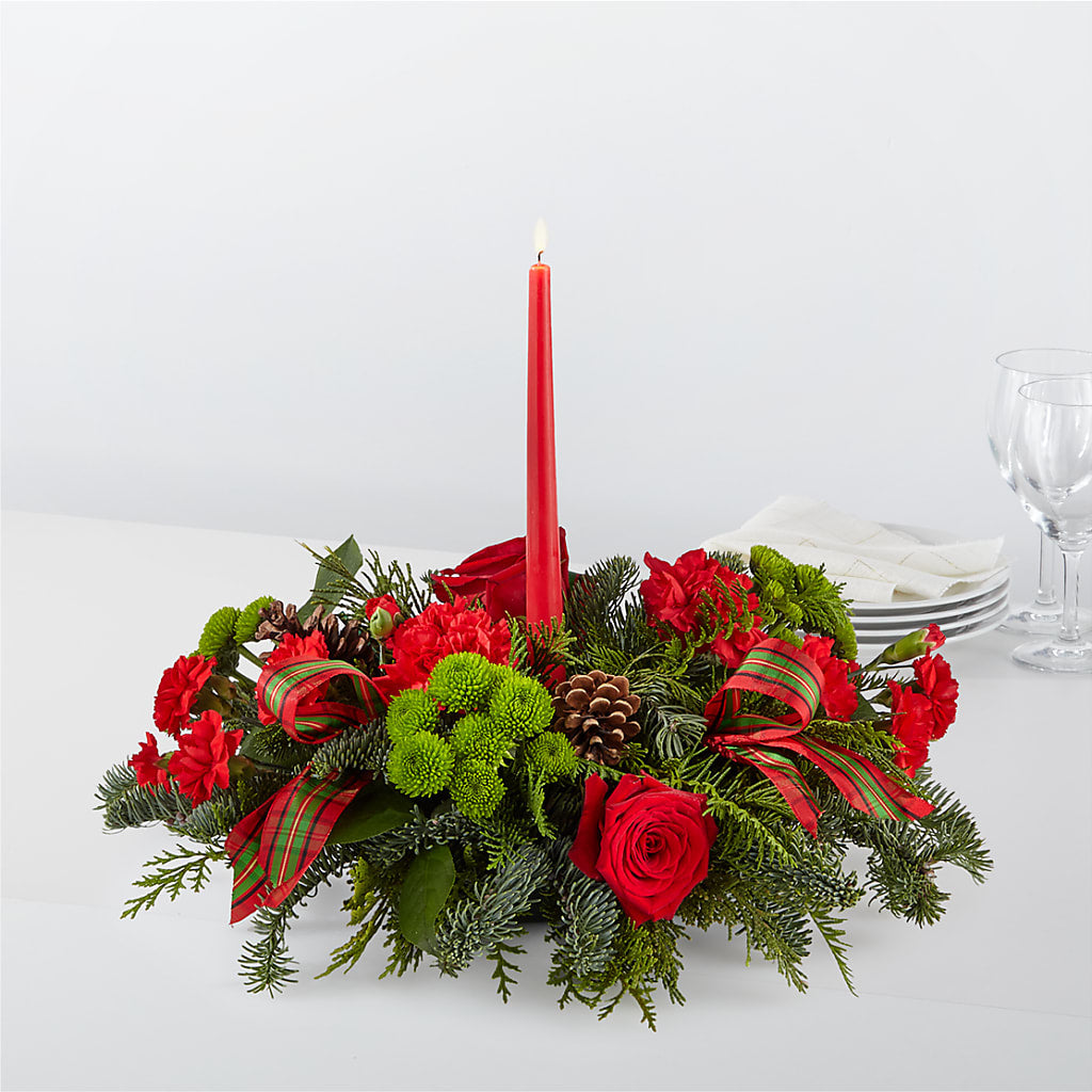 By the Candlelight Centerpiece – Floreria Mexico #2, Torrance CA