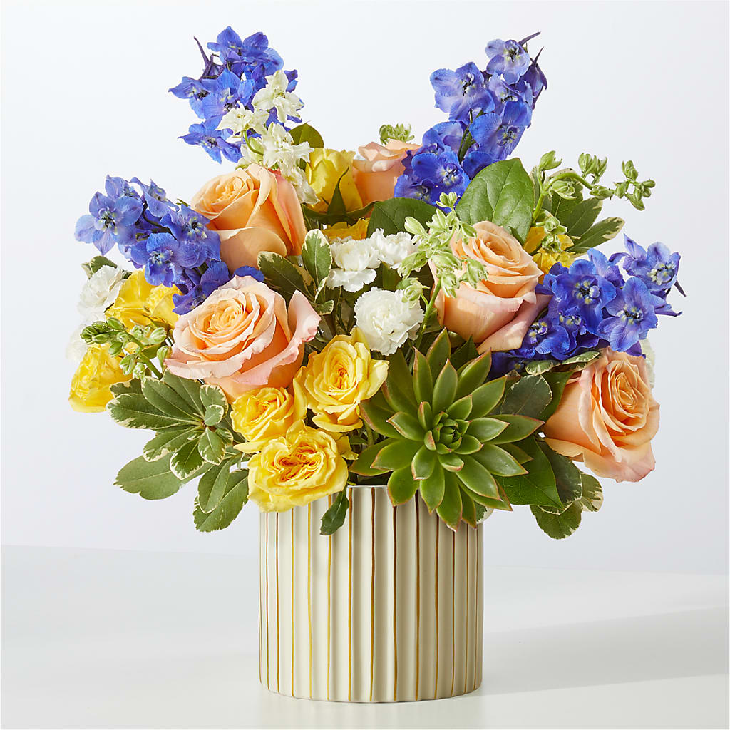 Cobalt Reverie Bouquet – Floreria Mexico #2, Torrance CA