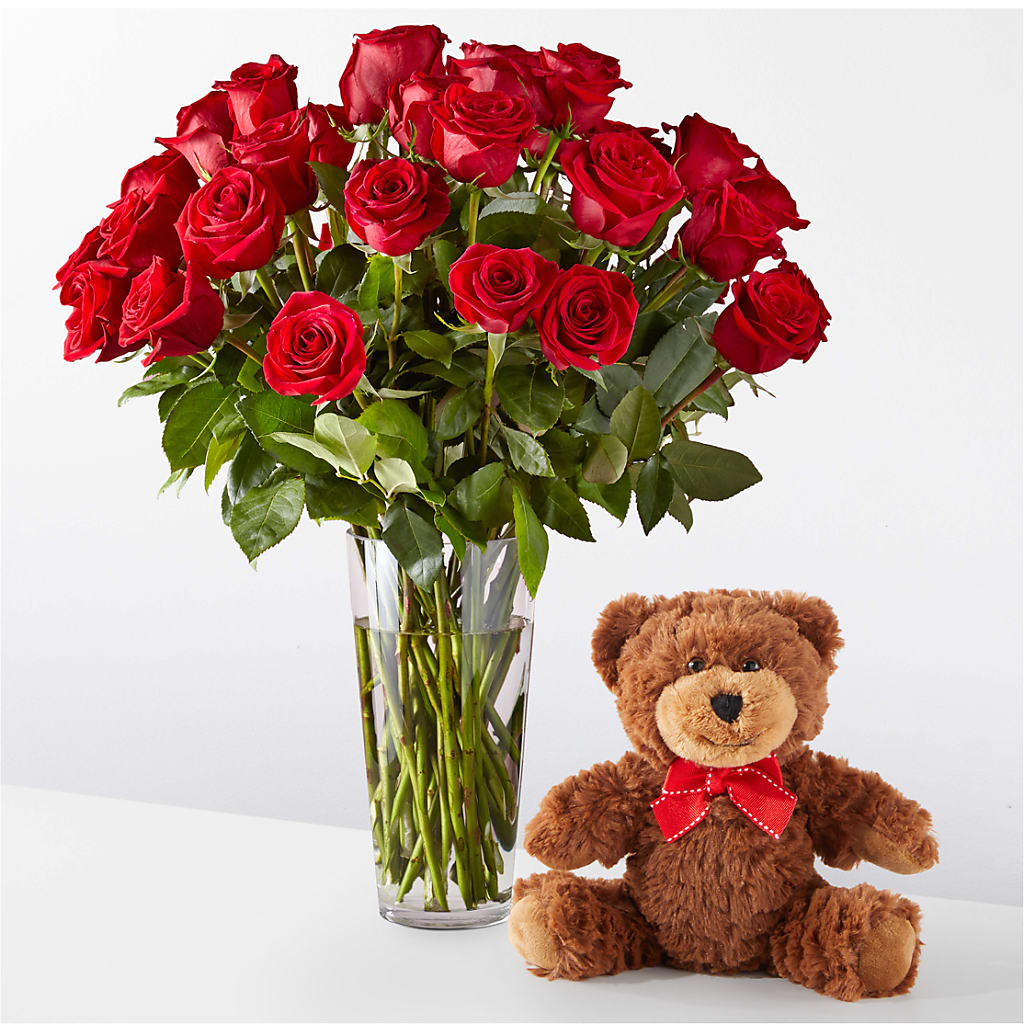 Romantic Long Stem Red Rose Bouquet Bundles – Floreria Mexico #2, Torrance CA