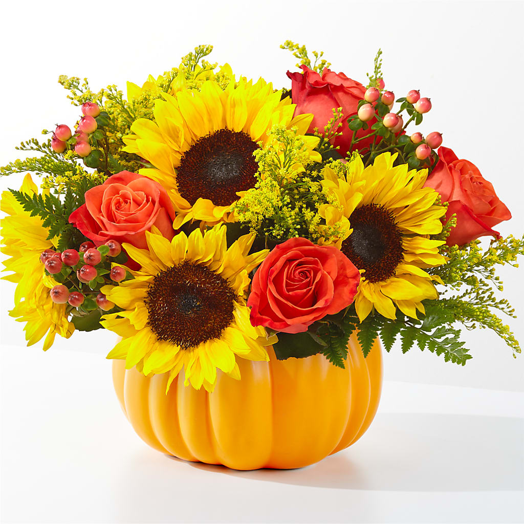 Pick of the Patch Pumpkin Bouquet – Floreria Mexico #2, Torrance CA