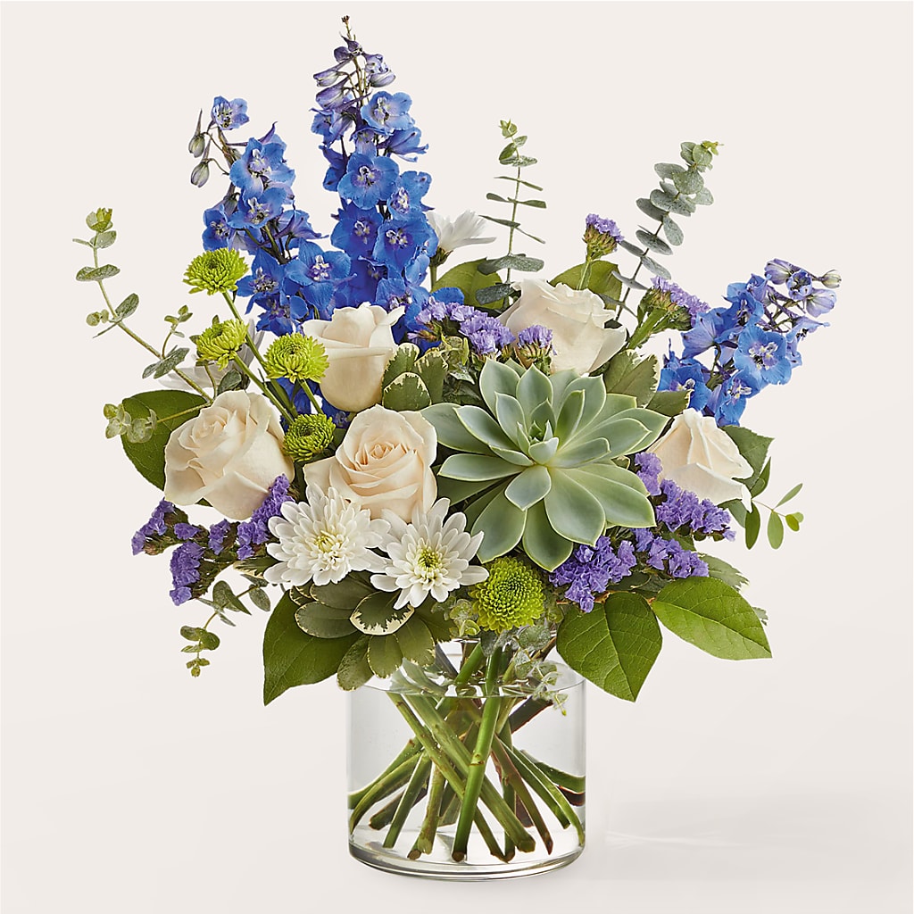 Cerulean Waves Bouquet – Floreria Mexico #2, Torrance CA