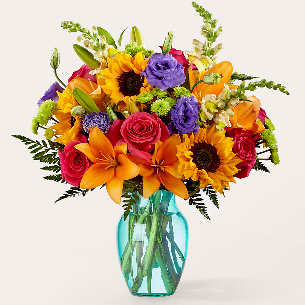 Double Rainbow Bouquet – Floreria Mexico #2, Torrance CA
