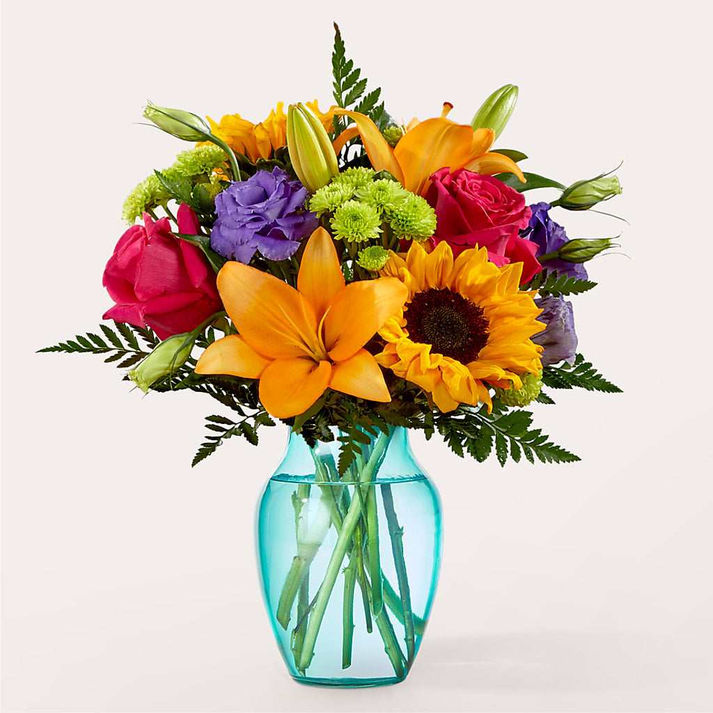Double Rainbow Bouquet – Floreria Mexico #2, Torrance CA