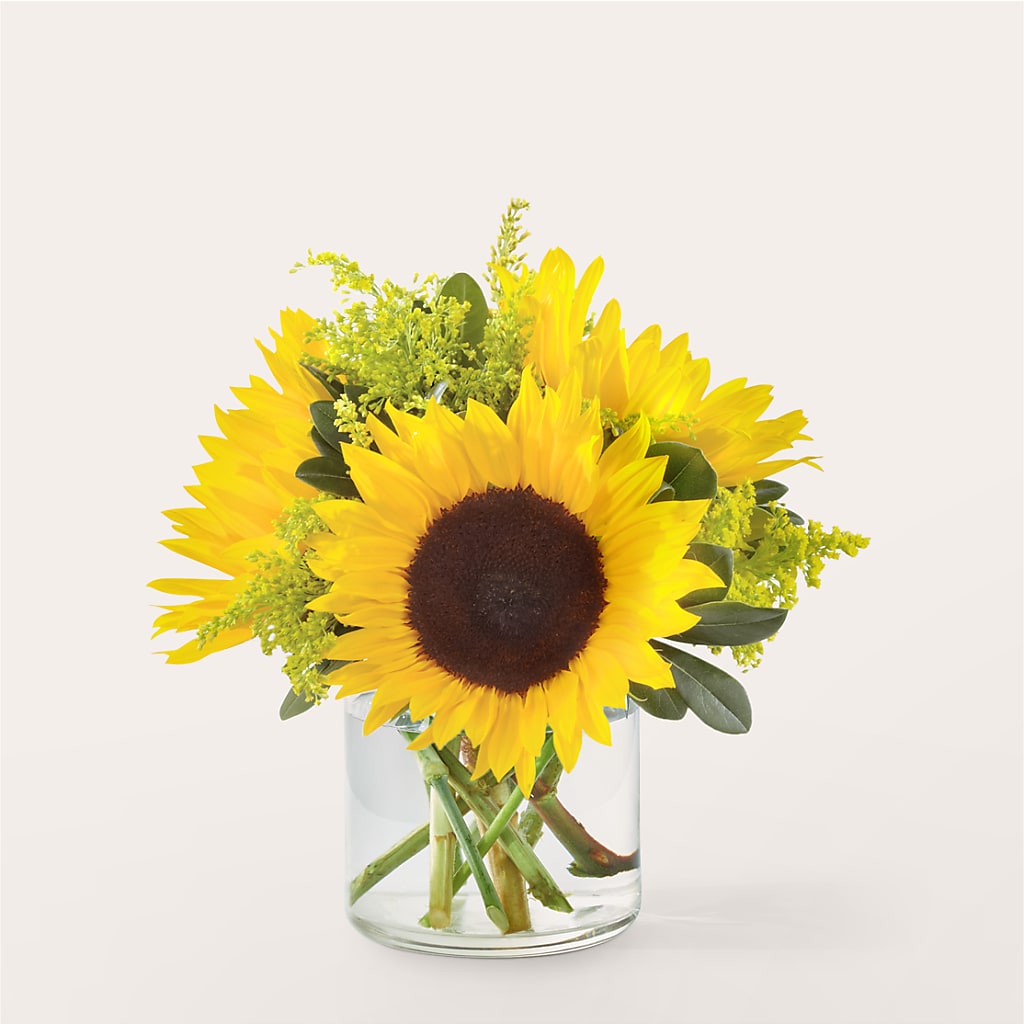 Beaming Sunflower Bouquet – Floreria Mexico #2, Torrance CA