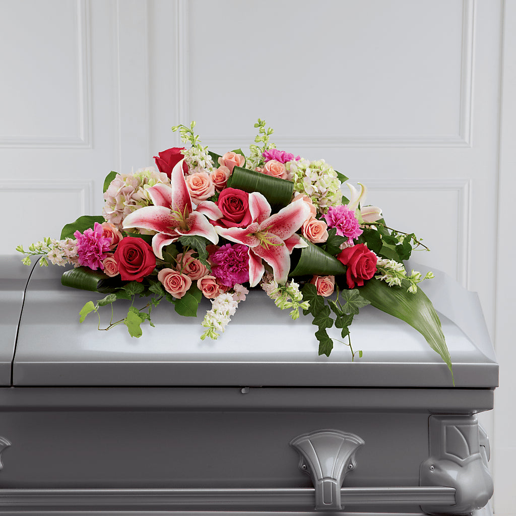 Splendid Grace Casket Spray – Floreria Mexico #2, Torrance CA