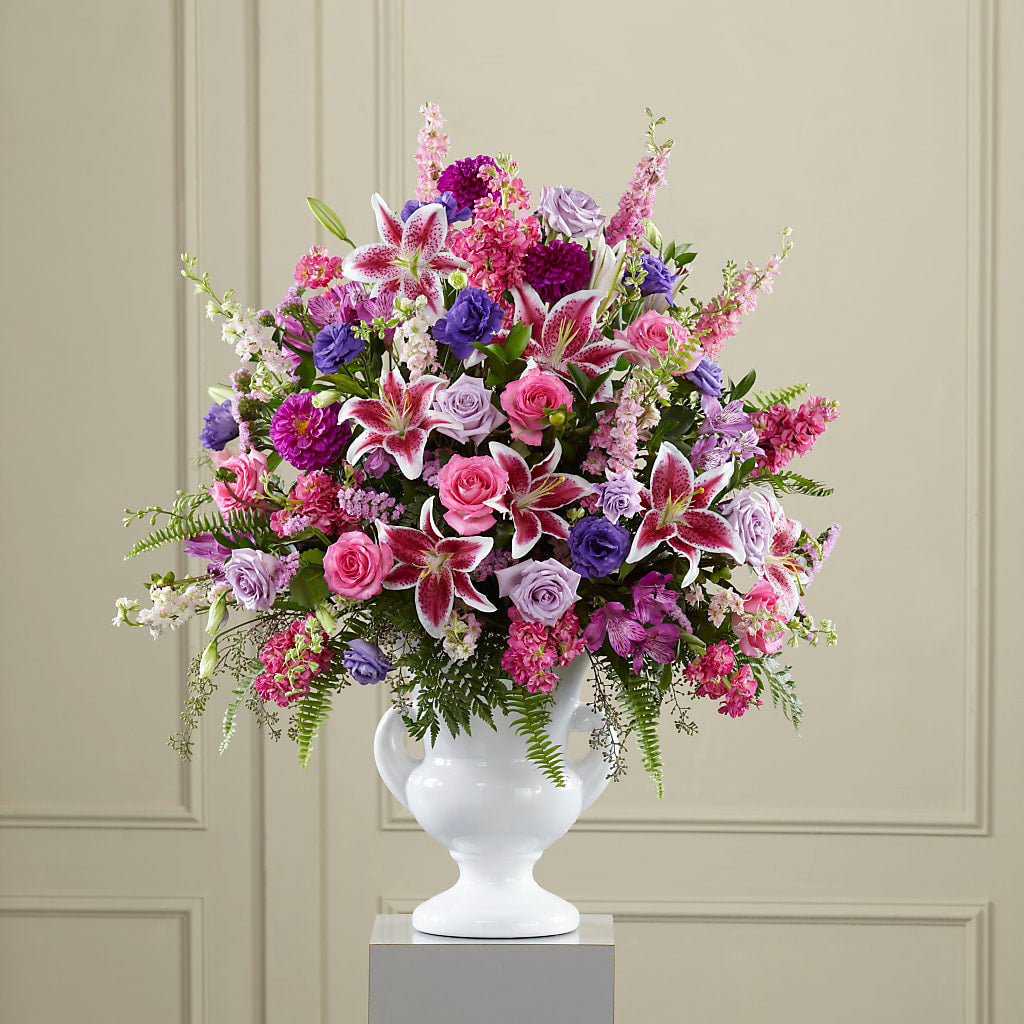 Peaceful Tribute Arrangement – Floreria Mexico #2, Torrance CA