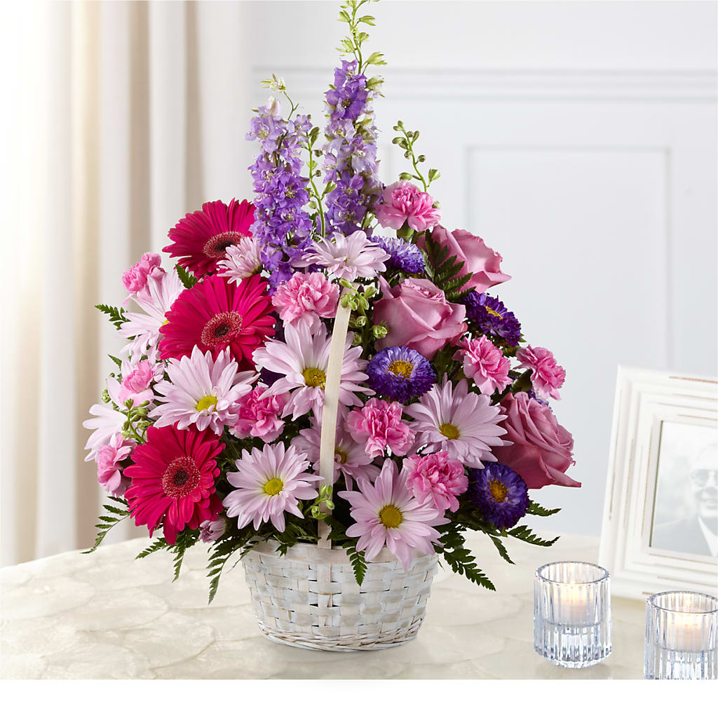 Pastel Peace Basket – Floreria Mexico #2, Torrance CA