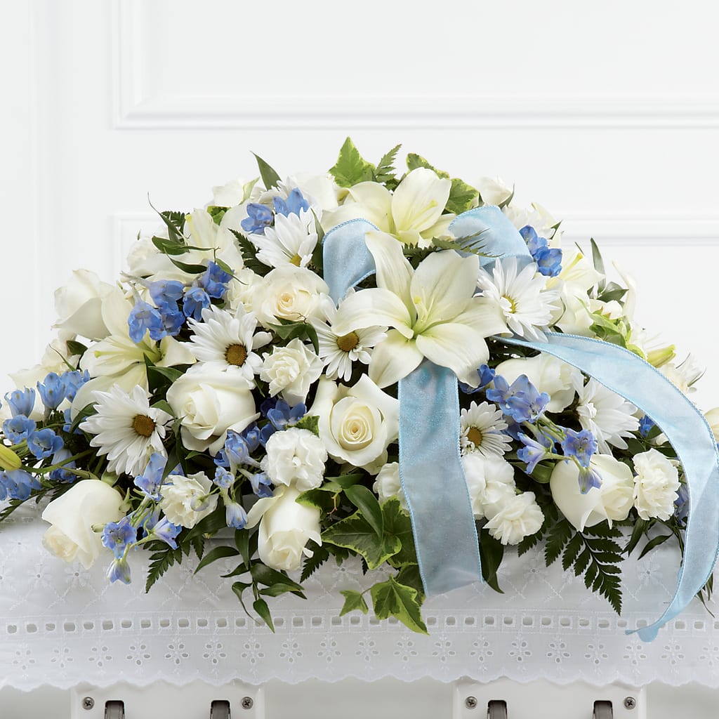 Tender Treasure Casket Spray – Floreria Mexico #2, Torrance CA