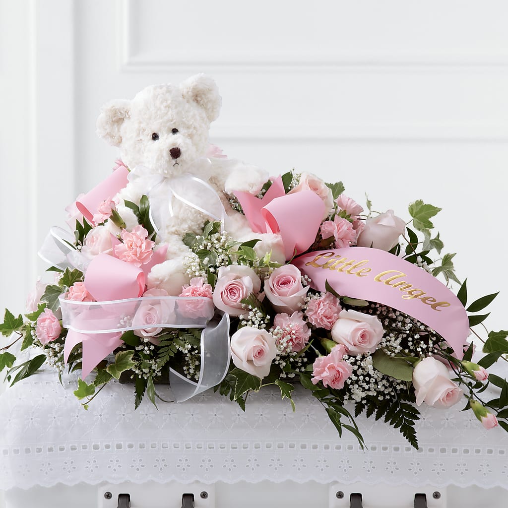 Touch of Sympathy Casket Spray – Floreria Mexico #2, Torrance CA