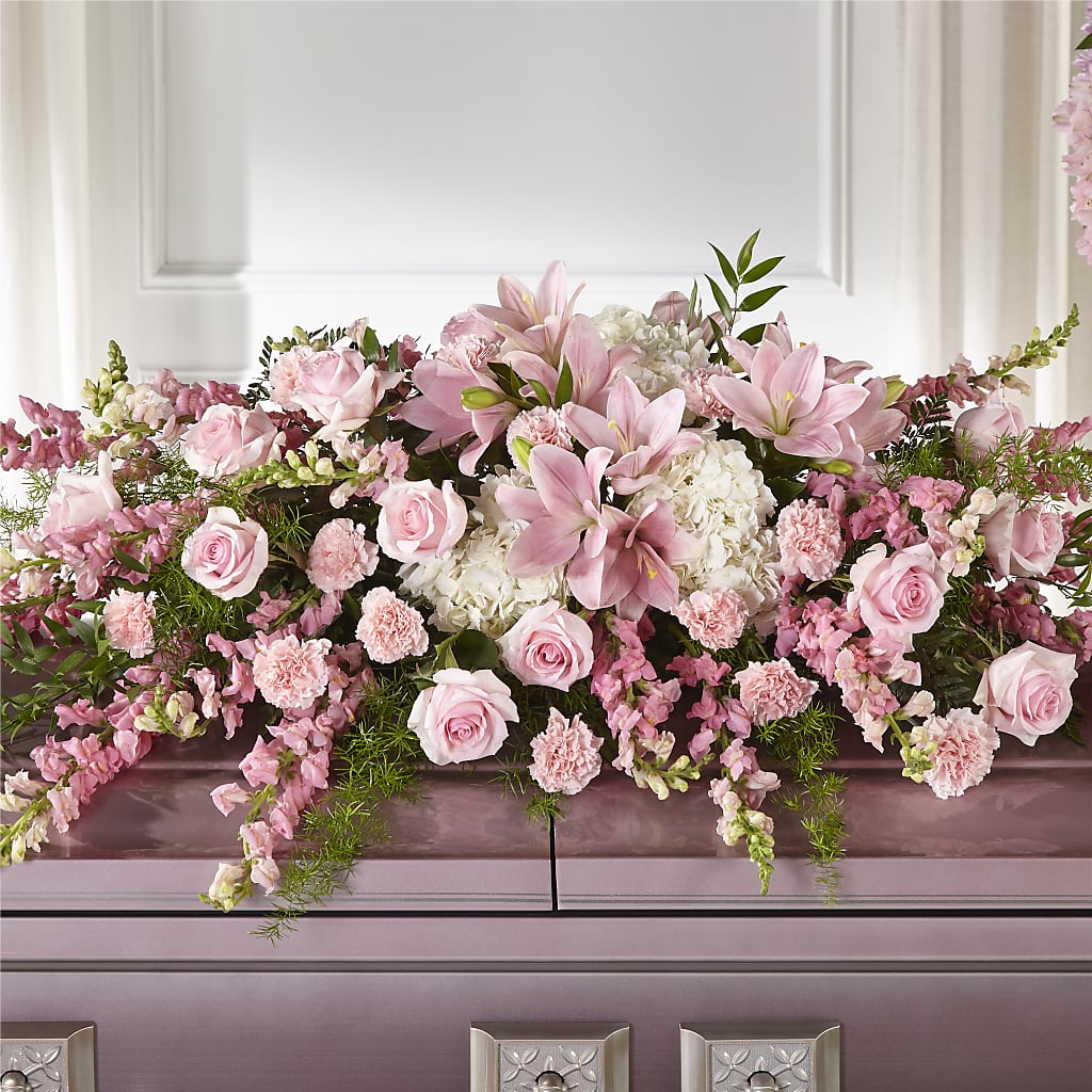 Life & Remembrance Casket Spray – Floreria Mexico #2, Torrance CA