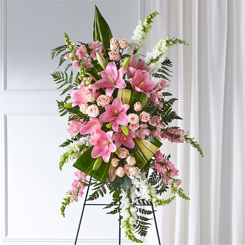 Elegant Embrace Standing Spray – Floreria Mexico #2, Torrance CA