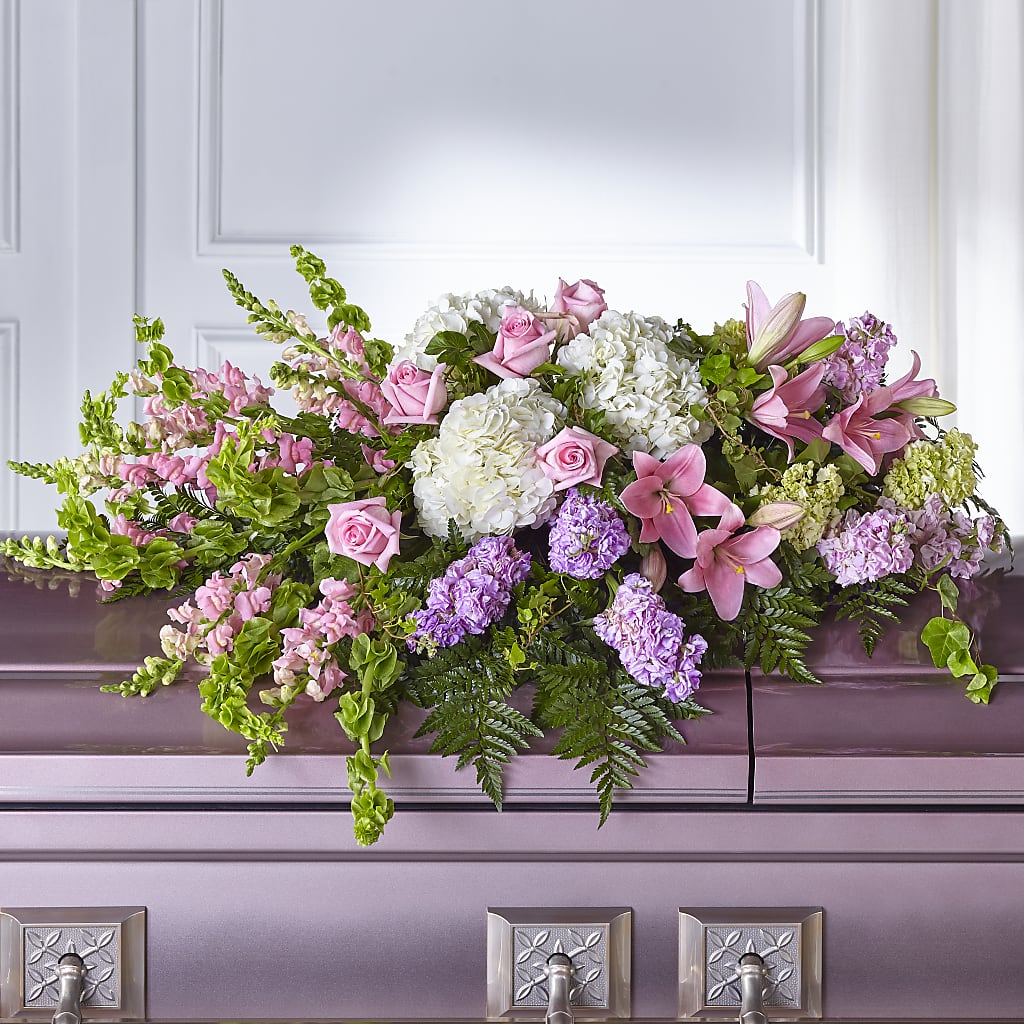 Life's Gratitude Casket Spray – Floreria Mexico #2, Torrance CA