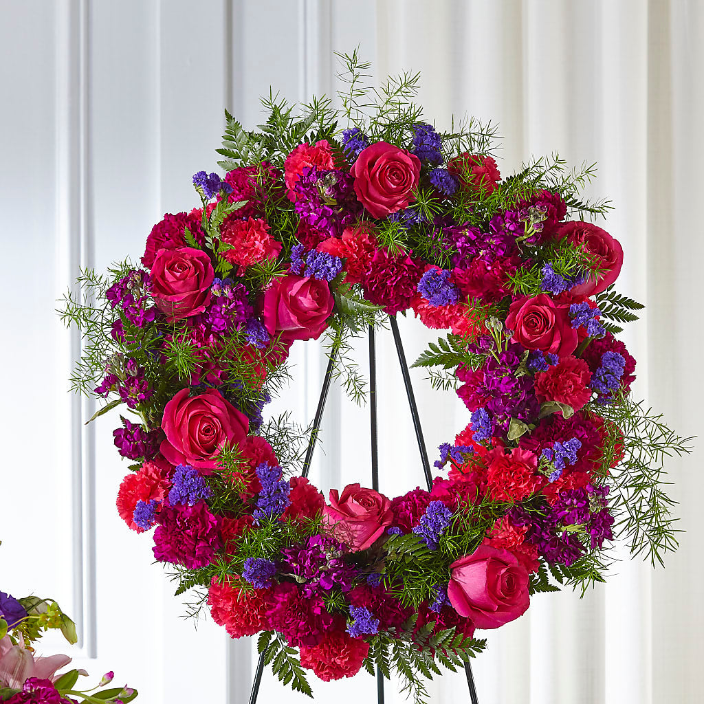 Calming Colors Wreath – Floreria Mexico #2, Torrance CA