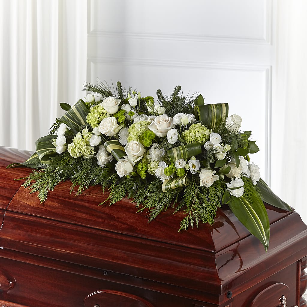 Hopeful Gesture Casket Spray – Floreria Mexico #2, Torrance CA