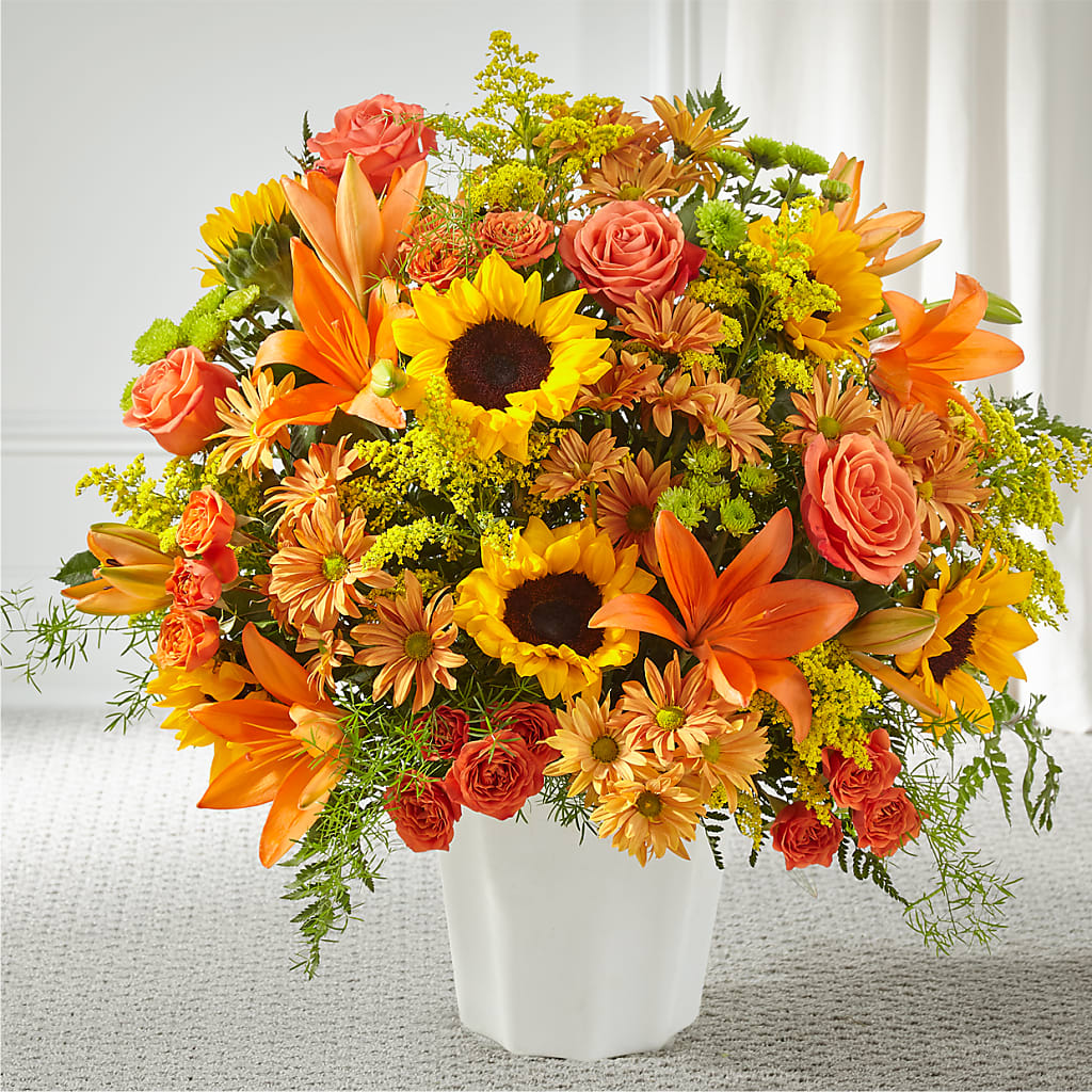 Harvest Thoughts Floor Basket – Floreria Mexico #2, Torrance CA