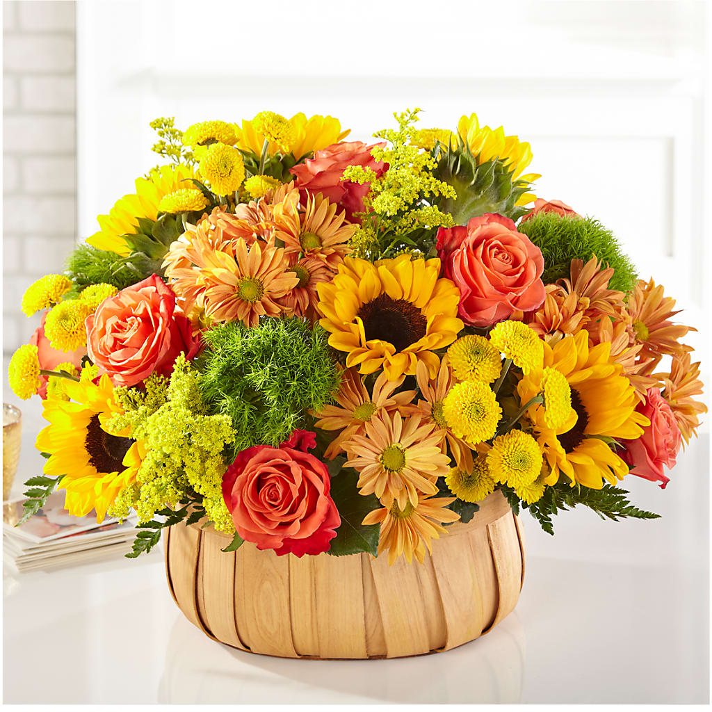 Harvest Sunflower Basket – Floreria Mexico #2, Torrance CA