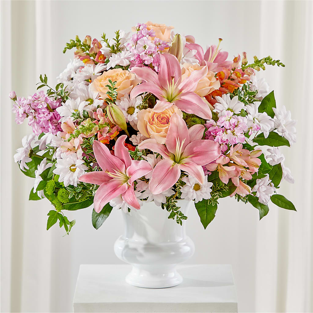 Heartfelt Gesture Urn Arrangement – Floreria Mexico #2, Torrance CA