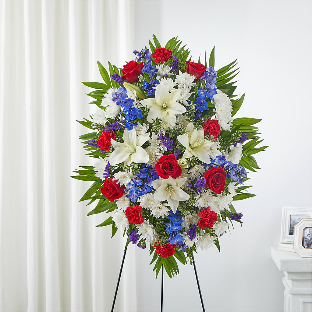 Cherished Service Standing Spray – Floreria Mexico #2, Torrance CA