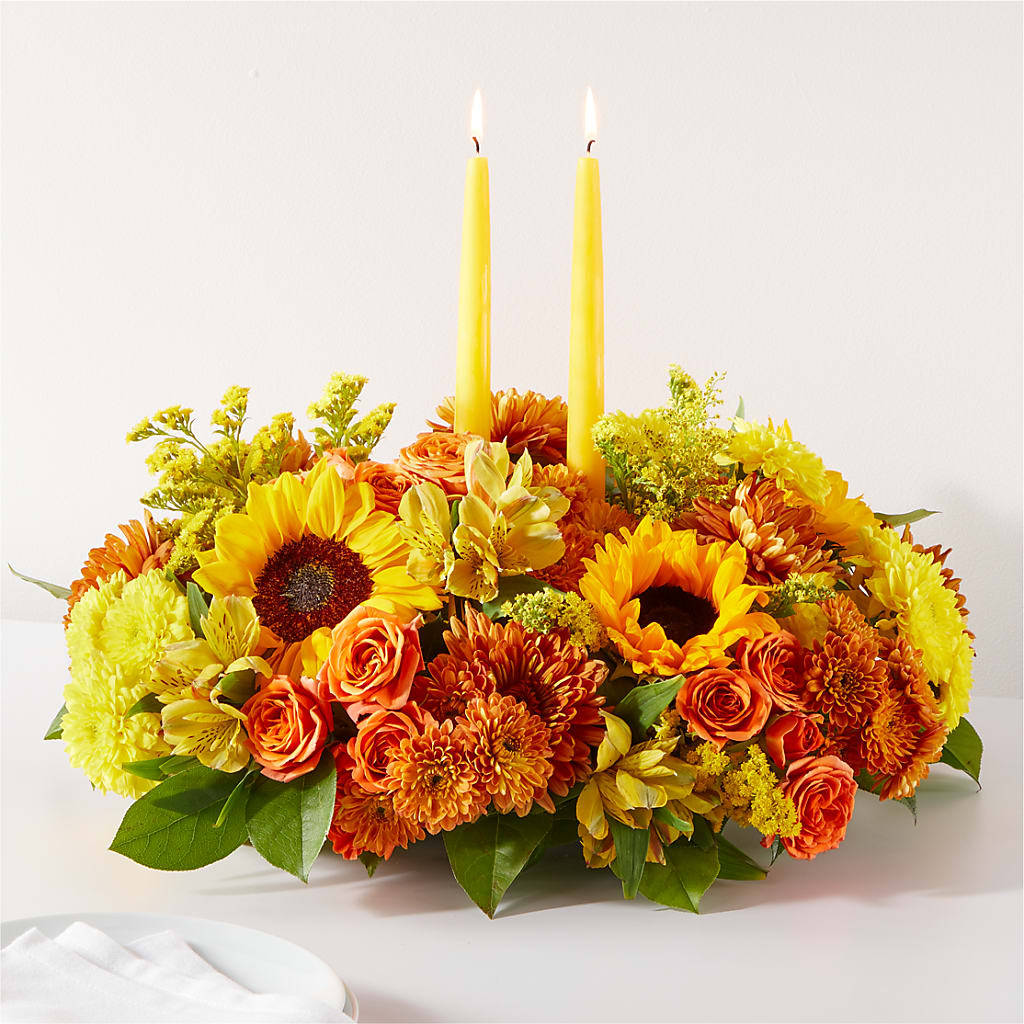 Autumn Harmony Centerpiece – Floreria Mexico #2, Torrance CA