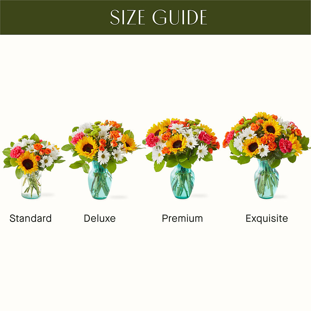 Sun-drenched Blooms Bouquet – Floreria Mexico #2, Torrance CA