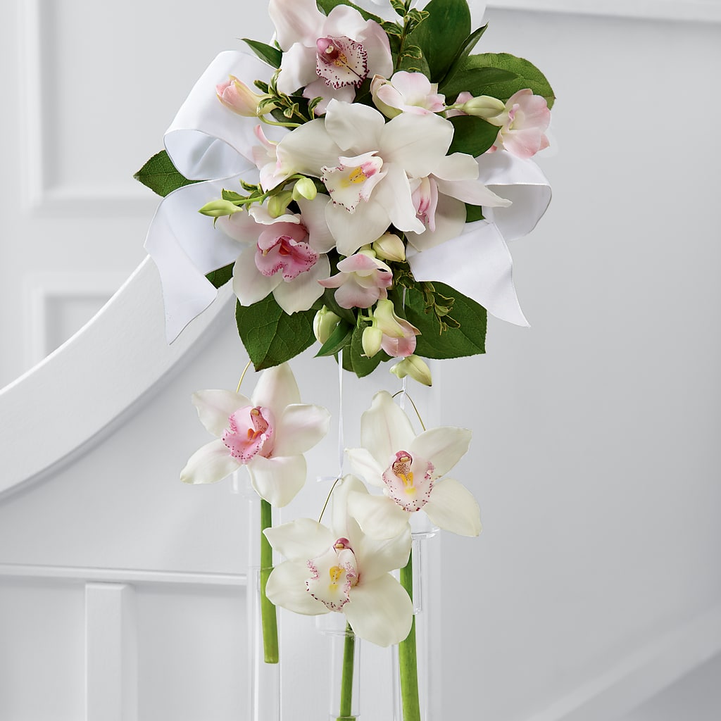 Perfect Entrance Pew Arrangement – Floreria Mexico #2, Torrance CA