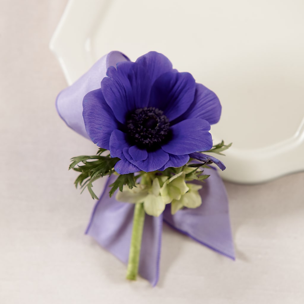 Purple Passion Boutonniere – Floreria Mexico #2, Torrance CA