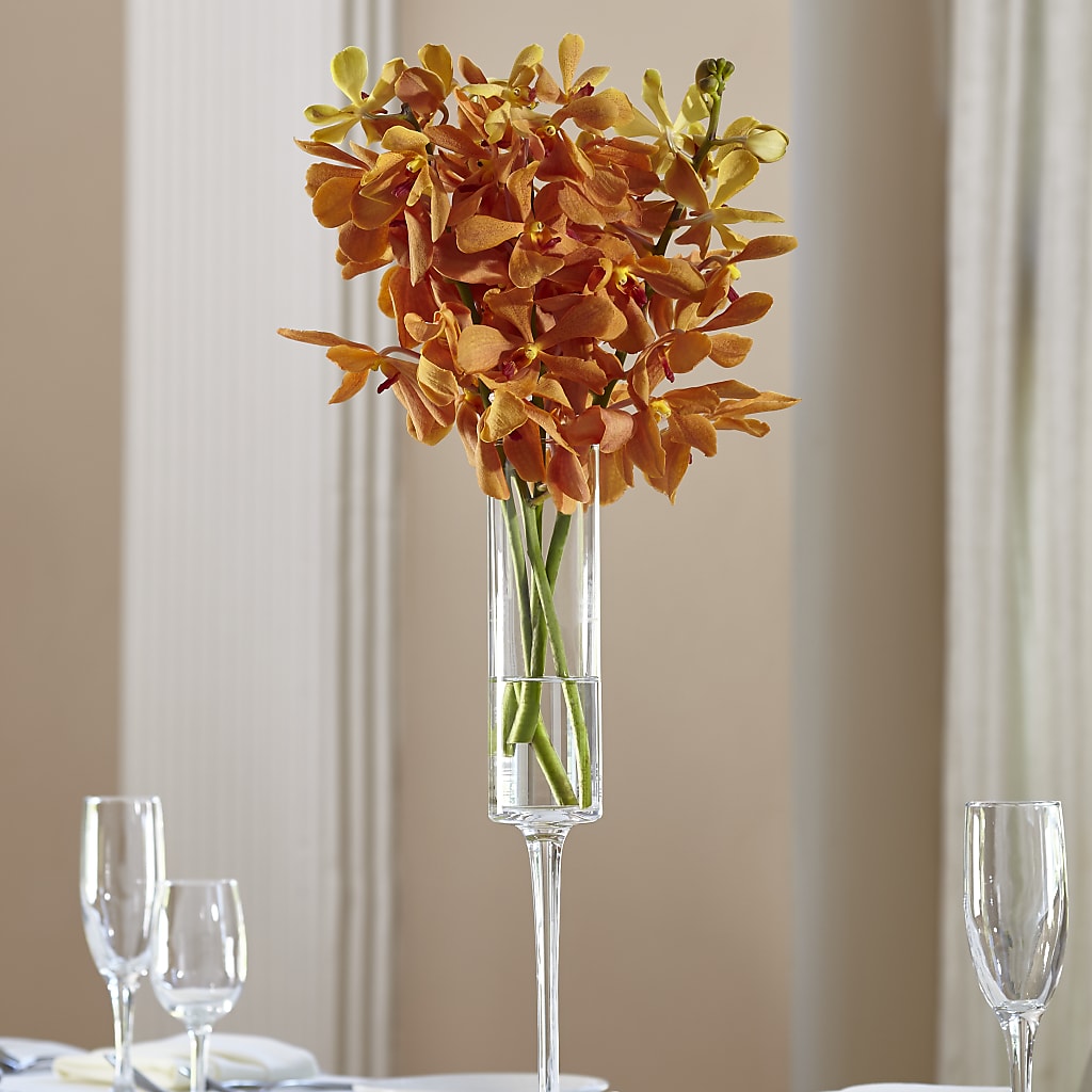 Orange Mokara Bouquet – Floreria Mexico #2, Torrance CA