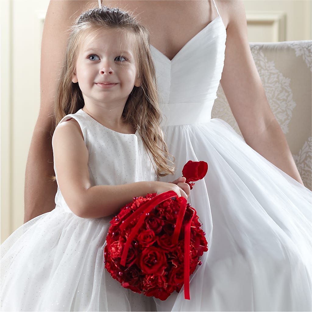 Pure at Heart Flower Girl Arrangement – Floreria Mexico #2, Torrance CA