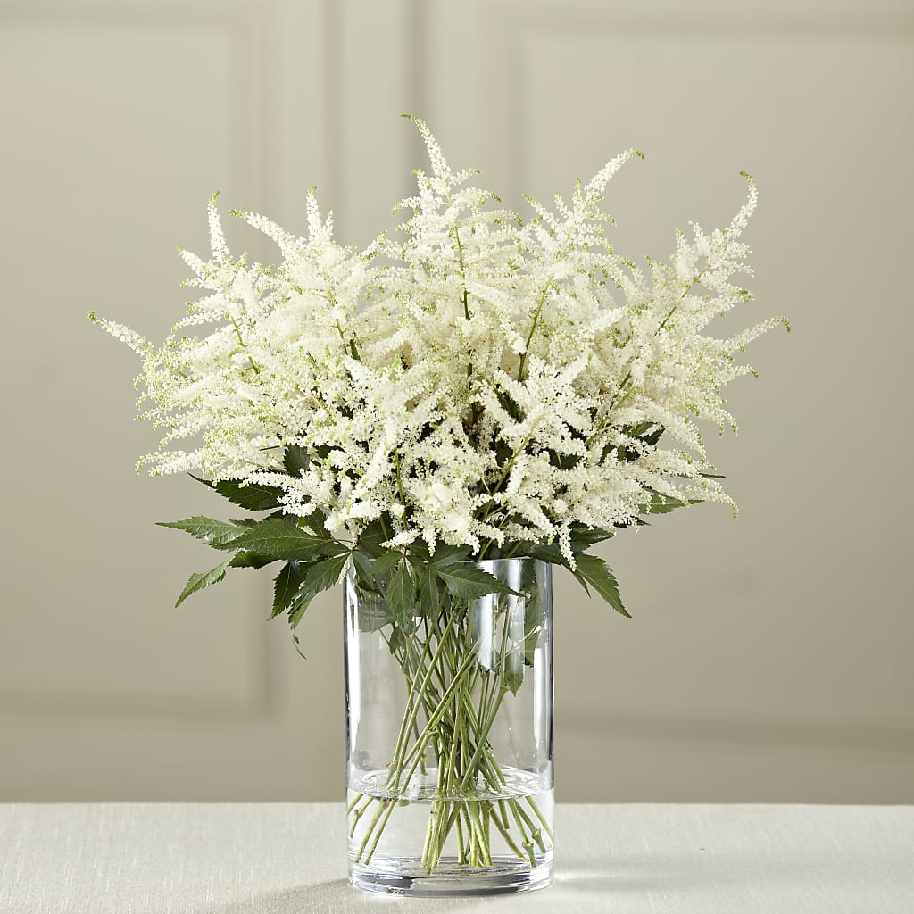 White Astilbe Bouquet – Floreria Mexico #2, Torrance CA