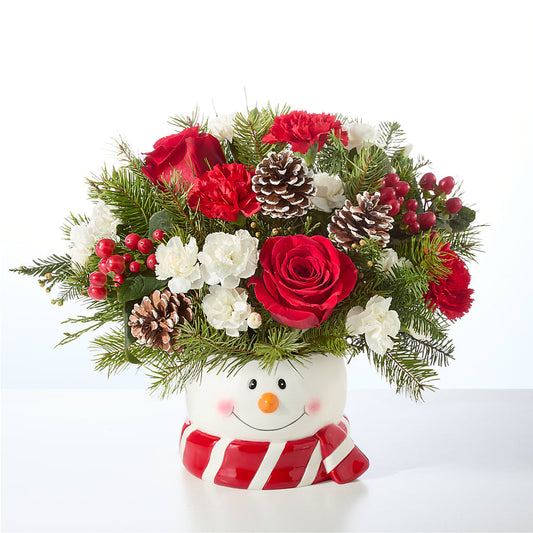 Jolly Snowman Bouquet –  Floreria Mexico #2, Torrance CA