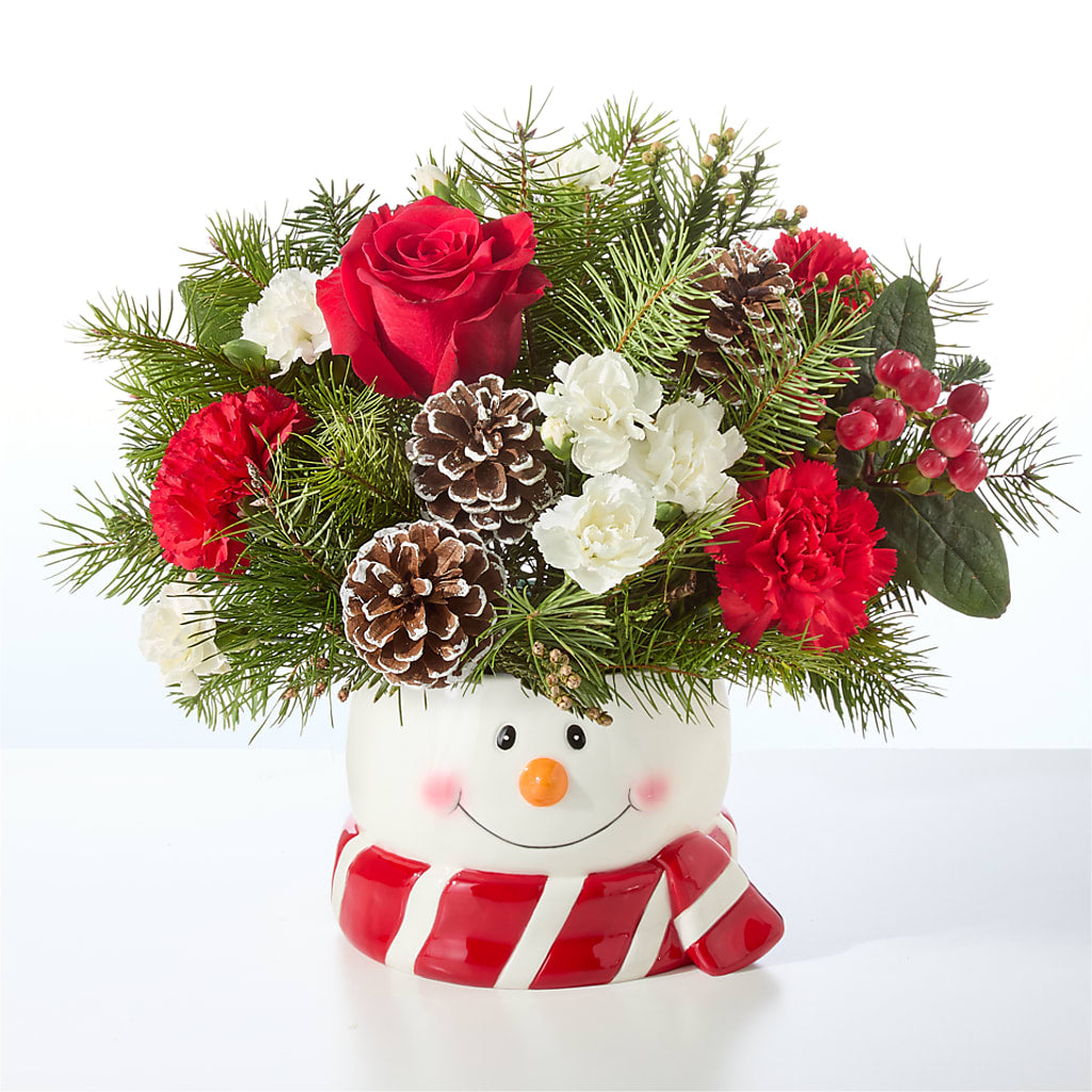 Jolly Snowman Bouquet –  Floreria Mexico #2, Torrance CA
