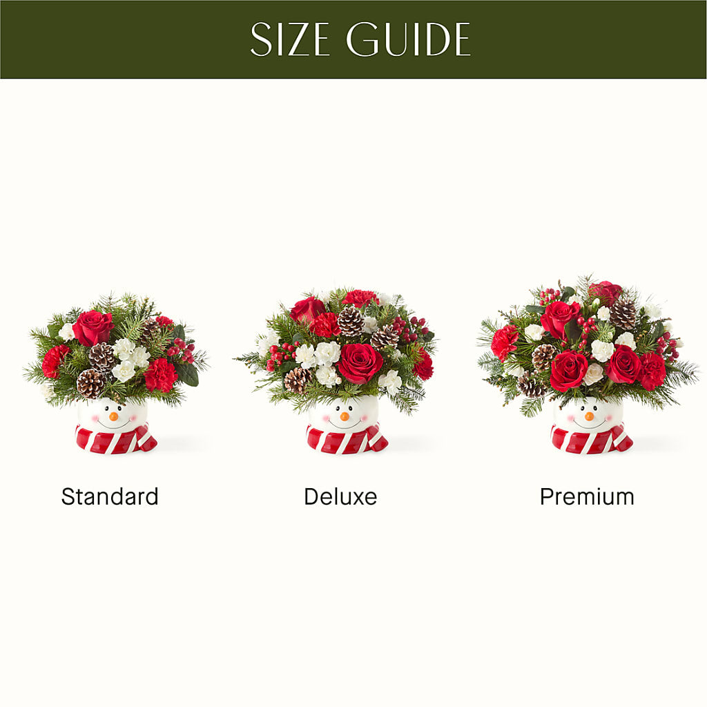 Jolly Snowman Bouquet –  Floreria Mexico #2, Torrance CA
