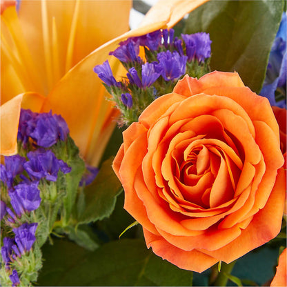 Radiant Citrus Box Bouquet –  Floreria Mexico #2, Torrance CA