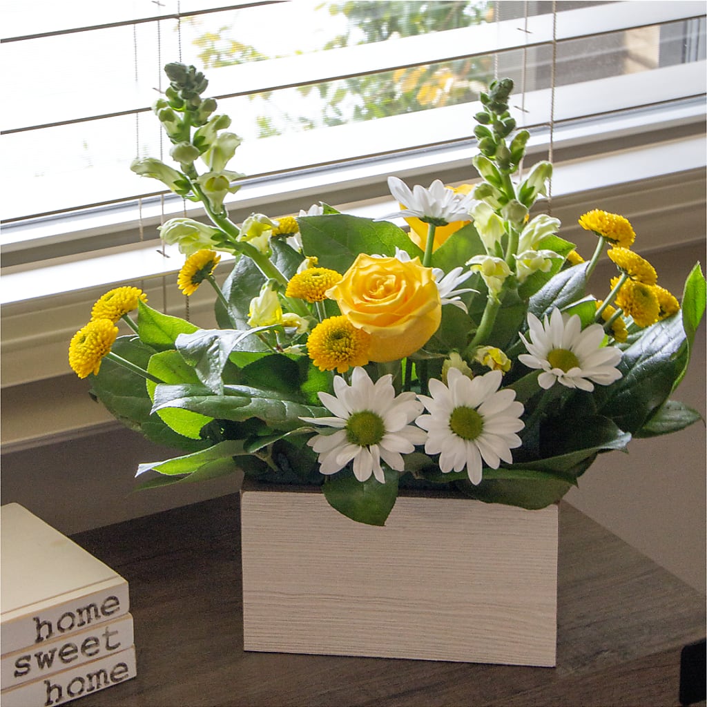 Sun Salutation Box Bouquet –  Floreria Mexico #2, Torrance CA