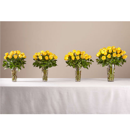 Long Stem Yellow Rose Bouquet –  Floreria Mexico #2, Torrance CA