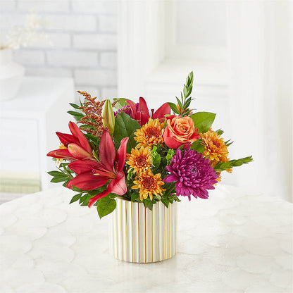 Burgundy Landscape Bouquet –  Floreria Mexico #2, Torrance CA