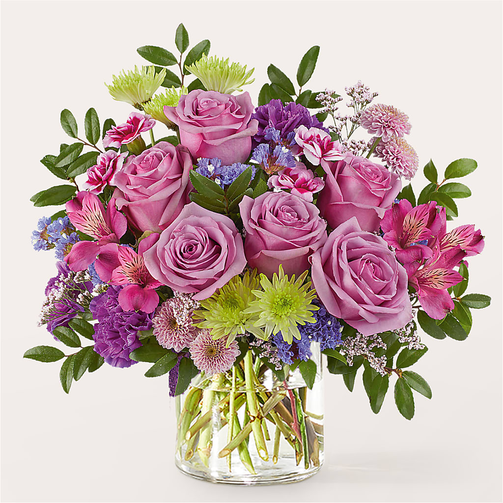 Glass Half Full Bouquet –  Floreria Mexico #2, Torrance CA