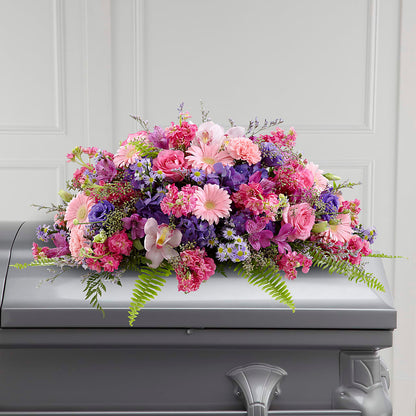 Glorious Garden Casket Spray –  Floreria Mexico #2, Torrance CA