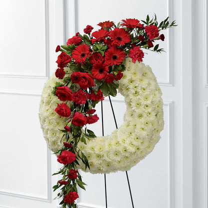 Graceful Tribute Wreath –  Floreria Mexico #2, Torrance CA
