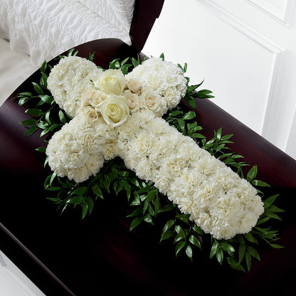 Peaceful Memories Casket Spray (Standard) –  Floreria Mexico #2, Torrance CA