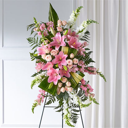 Elegant Embrace Standing Spray –  Floreria Mexico #2, Torrance CA