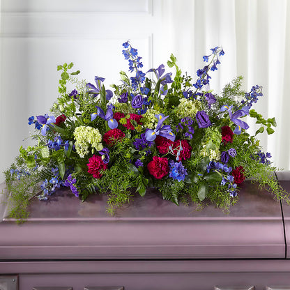 Always Treasured Casket Spray –  Floreria Mexico #2, Torrance CA