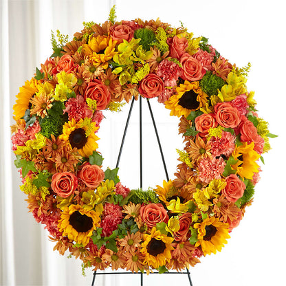 Autumnal Memories Wreath (Standard) –  Floreria Mexico #2, Torrance CA
