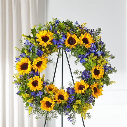 Bright Rays Wreath –  Floreria Mexico #2, Torrance CA