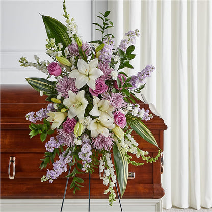 Grateful Hearts Standing Spray –  Floreria Mexico #2, Torrance CA