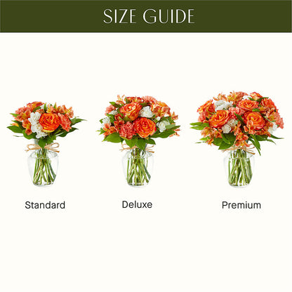 Apricot Glow Bouquet –  Floreria Mexico #2, Torrance CA