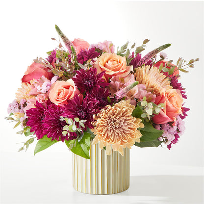 Berry Cobbler Bouquet with Ivory Vase –  Floreria Mexico #2, Torrance CA