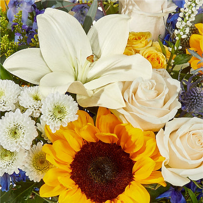 Wonderfully Sunny Bouquet –  Floreria Mexico #2, Torrance CA