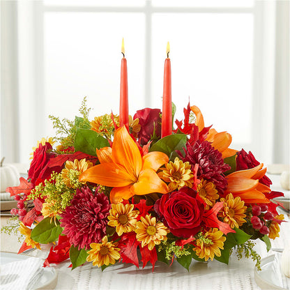 Autumn's Embrace Centerpiece –  Floreria Mexico #2, Torrance CA