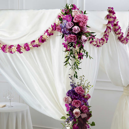 Color & Light Chuppah Decor –  Floreria Mexico #2, Torrance CA